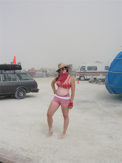 Dust storm approaching