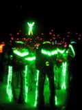 Green glowstick men