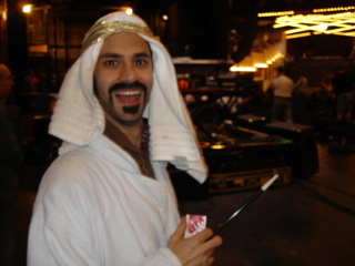 David Cross marvels Vai's rig