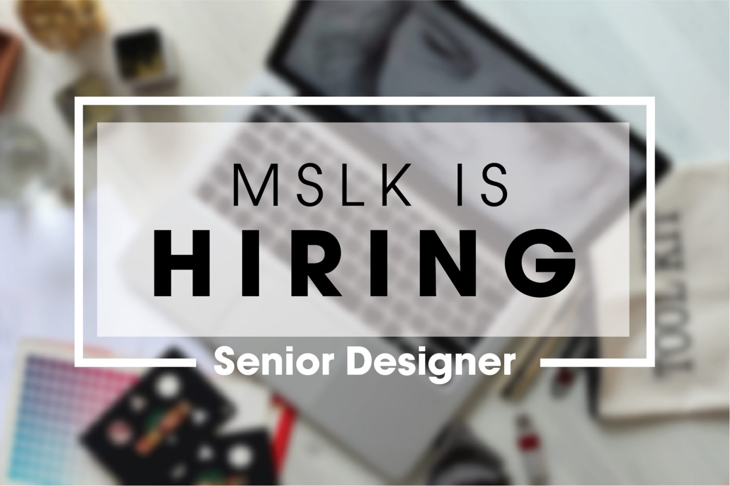 Hiring a Senior Designer