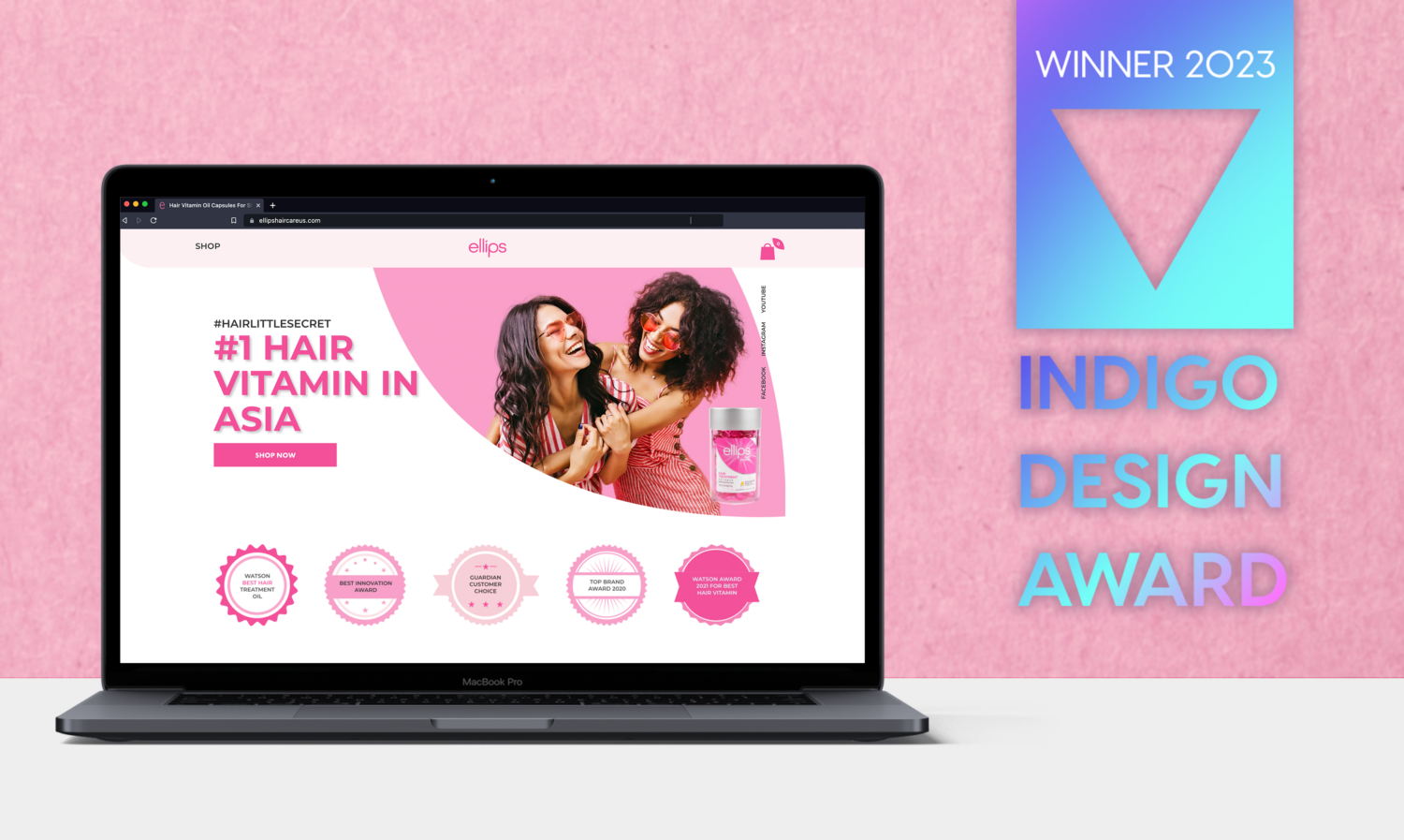 MSLK receives indigo design award for transformative work with ellips haircare